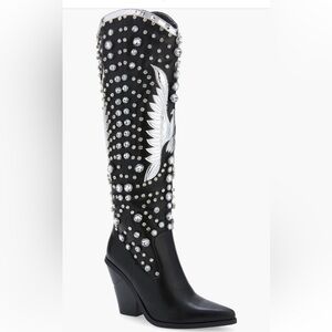 NWT Azalea Wang Western Boot - Sz 10